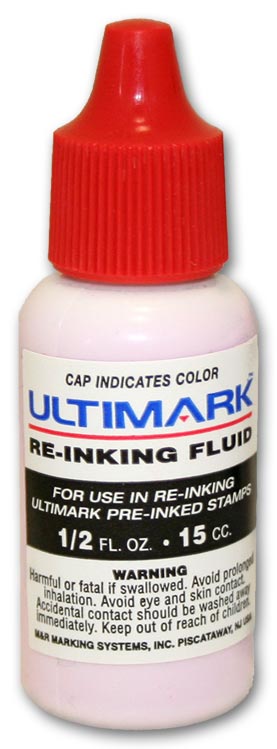 Ink Refill for Pre-Inked Stamps - Red