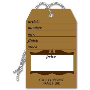 Small Furniture Brown Price Tags