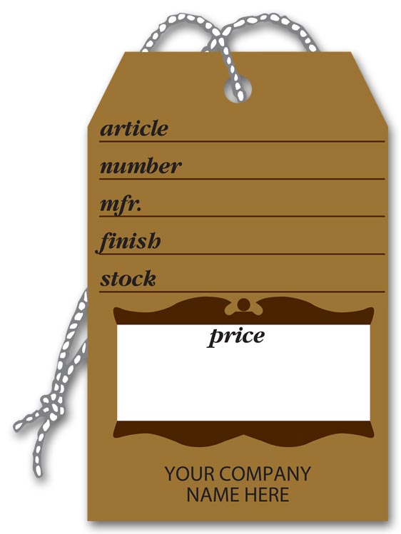 Small Furniture Brown Price Tags