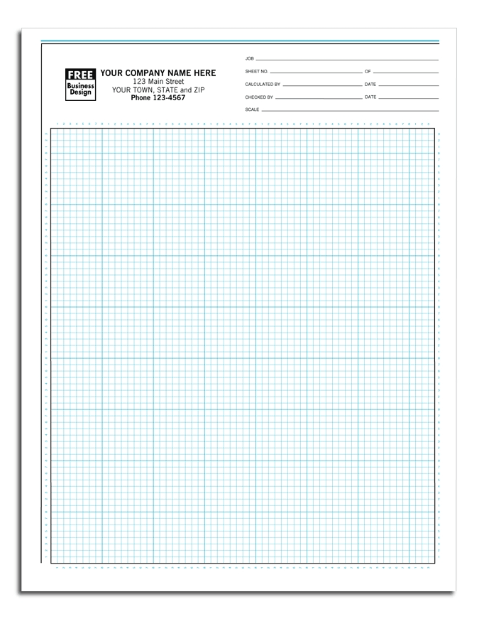 1/8" Engineering Graph Pads