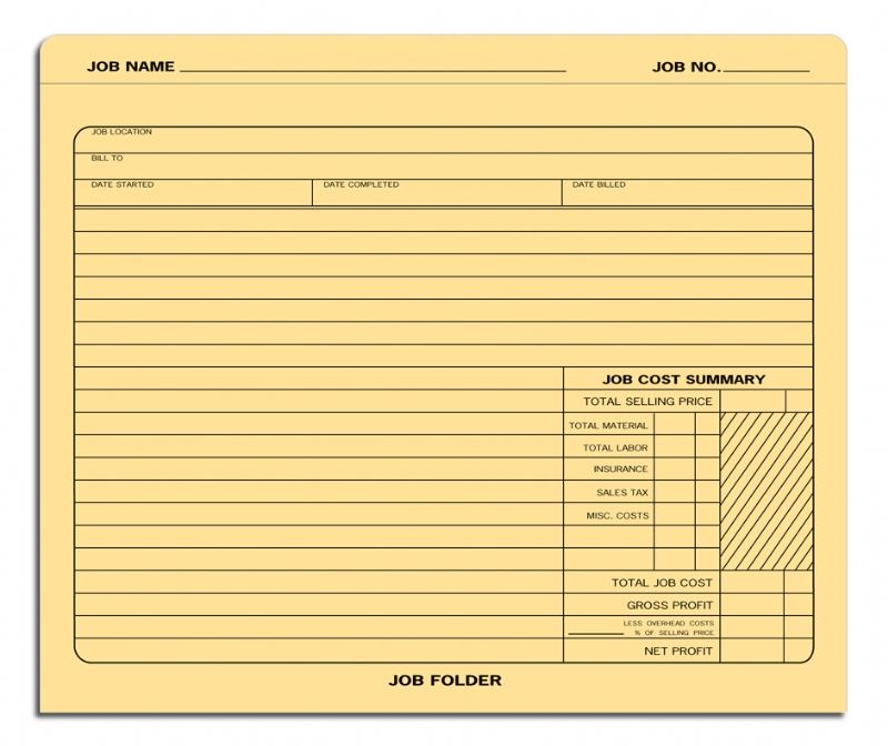 Expandable Job Folders