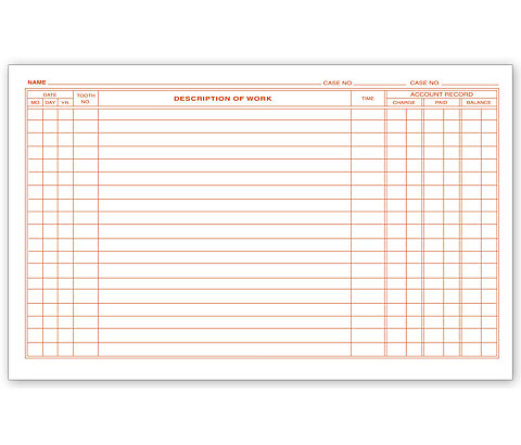 Dental Continuation Exam Record