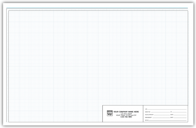 11x17 Engineering Graph Pads, 1/8 inch