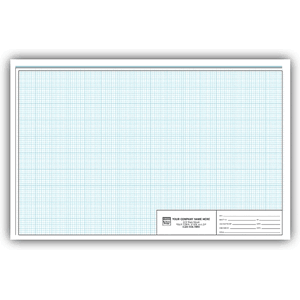 1/8 inch 17x11 Engineering Graph Pads