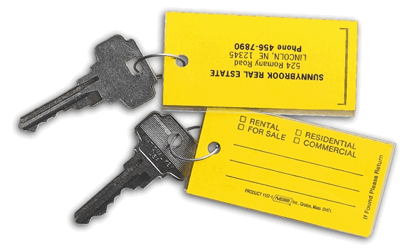 Real Estate Key Tags