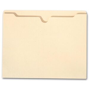  Top Tab Manila Pocket Folder - 11 pt, 1 1/2" expansion