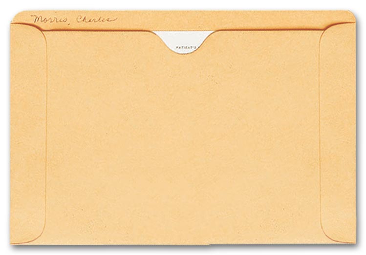 1419, Straight Tab Card File Pocket, 5 1/2 x 8 1/8, Buff