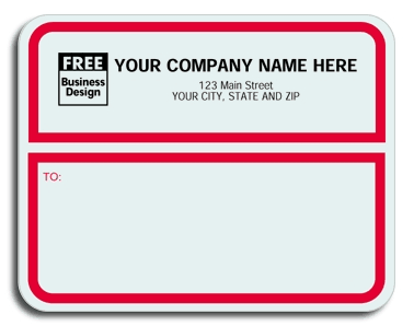 Custom Shipping Labels, Large Padded