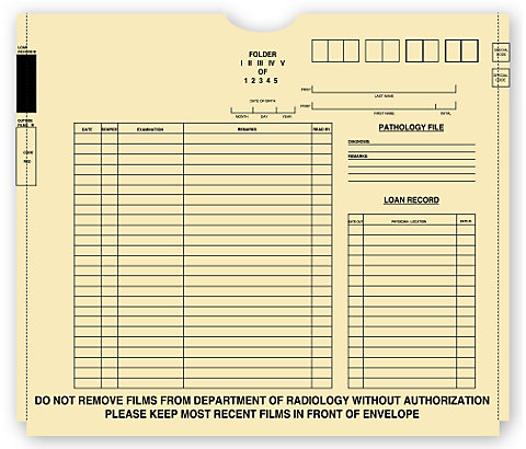 X - Ray File Pockets