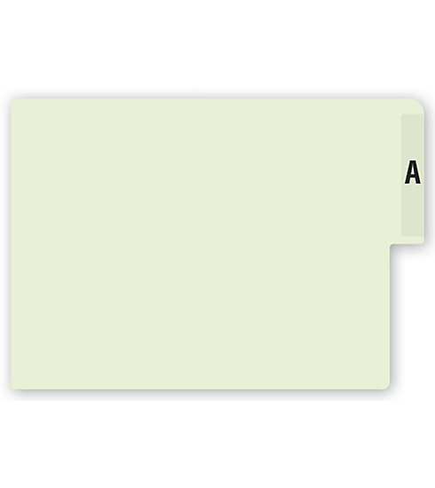 End Tab File Folder