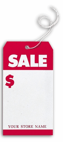 Large Sale Tags