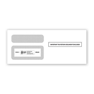 1099 Tax Form Envelopes - Double Window