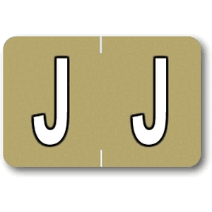 Sycom®/Barkley® Individual End-Tab Labels - J