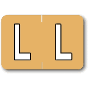 Sycom®/Barkley® Individual End-Tab Labels - L