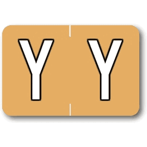 Sycom®/Barkley® Individual End-Tab Labels - Y