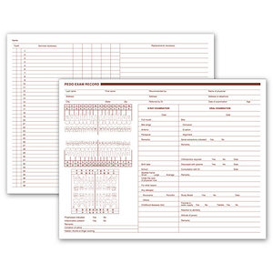 Pediatric Dental Exam Record