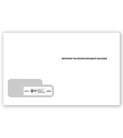 1042 Tax Envelopes - Single-Window 