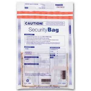 Tamper-Evident Cash Deposit Bags