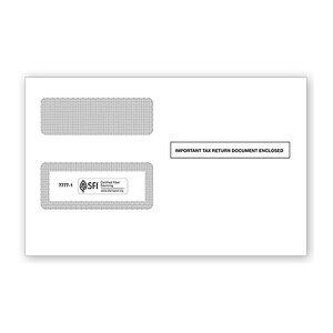 1099 Tax Form Envelopes - Double-Window