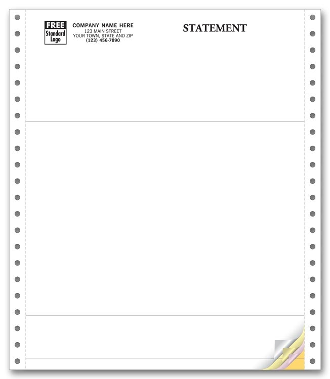 Continuous Multipurpose Form, 3-Part