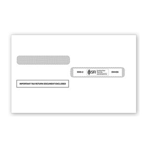 W-2 Tax Envelopes - Double-Window, Self-Seal