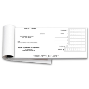 Deposit Ticket Books - Quick Entry