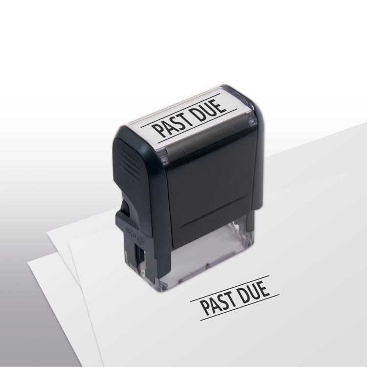 103001, Past Due Stamp - Self-Inking