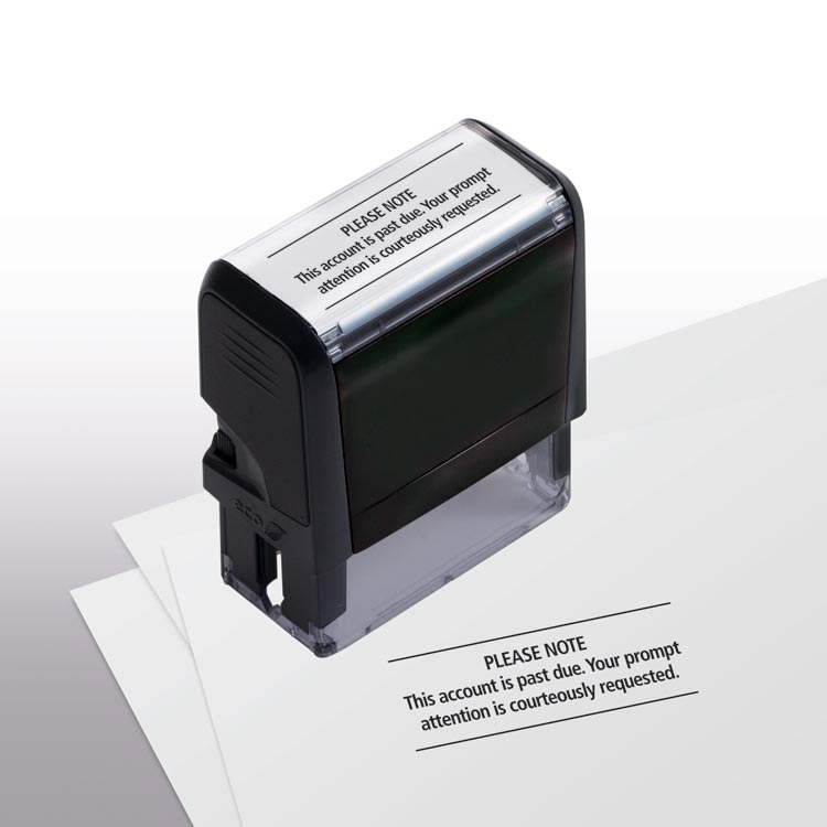 Stamp Self-Inking | Please Note Stamp