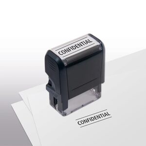 103027, Confidential Stamp - Self-Inking