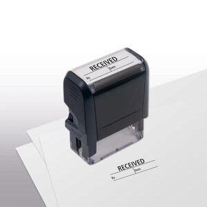 103034, Received w/ boxes Stamp - Self-Inking