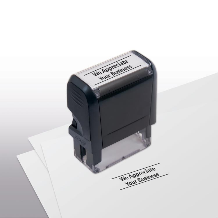 103043, We Appreciate Your Business Stamp - Self-Inking