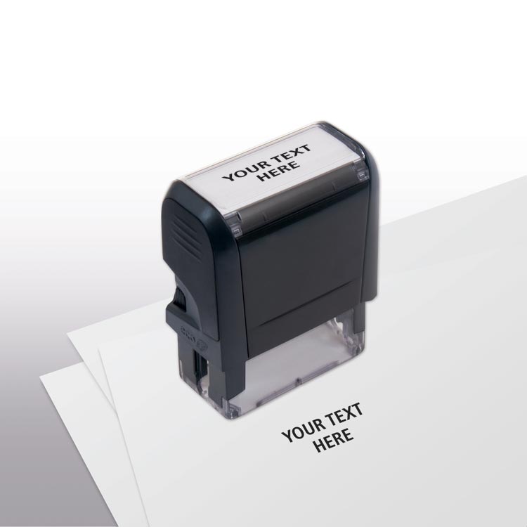 103046, Design Your Own Stock Stamp, Small - Self-Inking