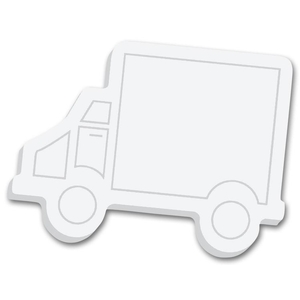 Truck Shaped Sticky Notepads 