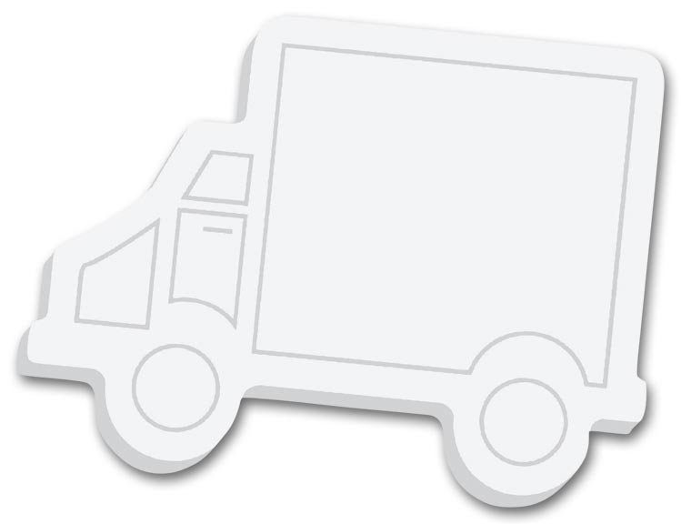 Truck Shaped Sticky Notepads 