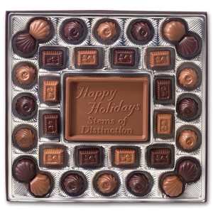 Medium Holiday Chocolate Gift Boxes: Truffles