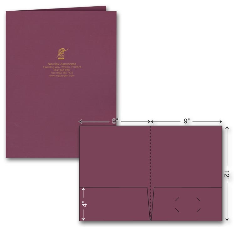 Tag Stock Presentation Folders