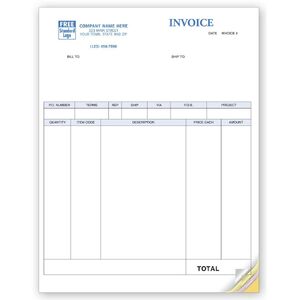 Laser QuickBooks® Product Invoices, 2-Part