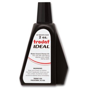 Ink Refill Bottle for Self-Inking Stamps - Black