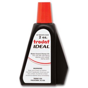 Ink Refill Bottle for Self-Inking Stamps - Red