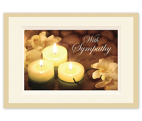 Candle Sympathy Card