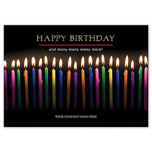 Joyful Candles Birthday Card