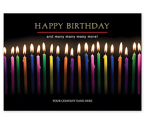 Joyful Candles Birthday Card