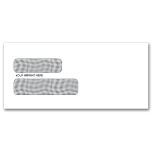 Self-Seal Confidential Dual Window Envelopes