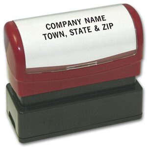 1132336, 2 Line Custom Stamp - Pre-Inked Stamp