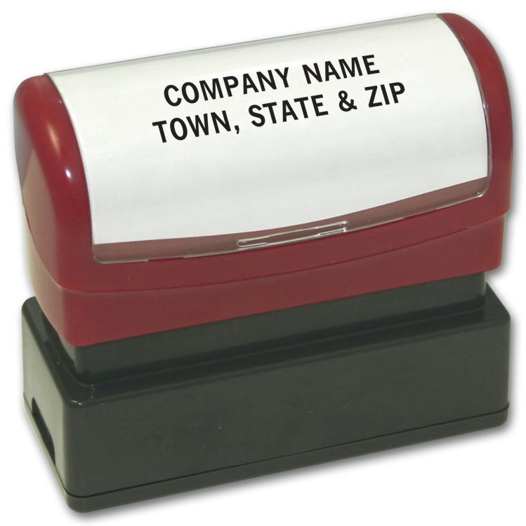 1132336, 2 Line Custom Stamp - Pre-Inked Stamp