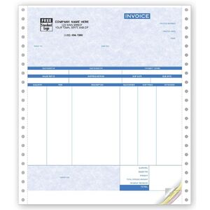 Continuous Product Invoice for Peachtree - Parchment, 4-Part