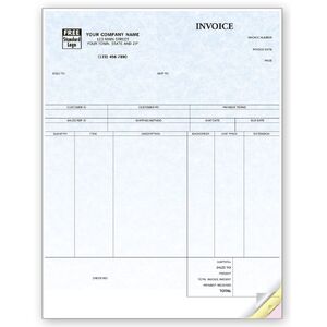 Peachtree Laser Product Invoice - Parchment, 2-Part