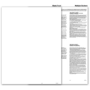 Blank 1099 Tax Forms, Multiple Backers - Federal Copy A