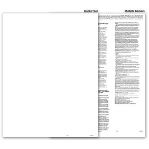 Blank 1099 Tax Forms - Multiple Backers, Recipient Copy B