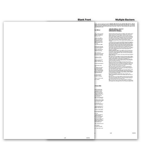 Blank 1099 Tax Forms - Multiple Backers, State Copy C